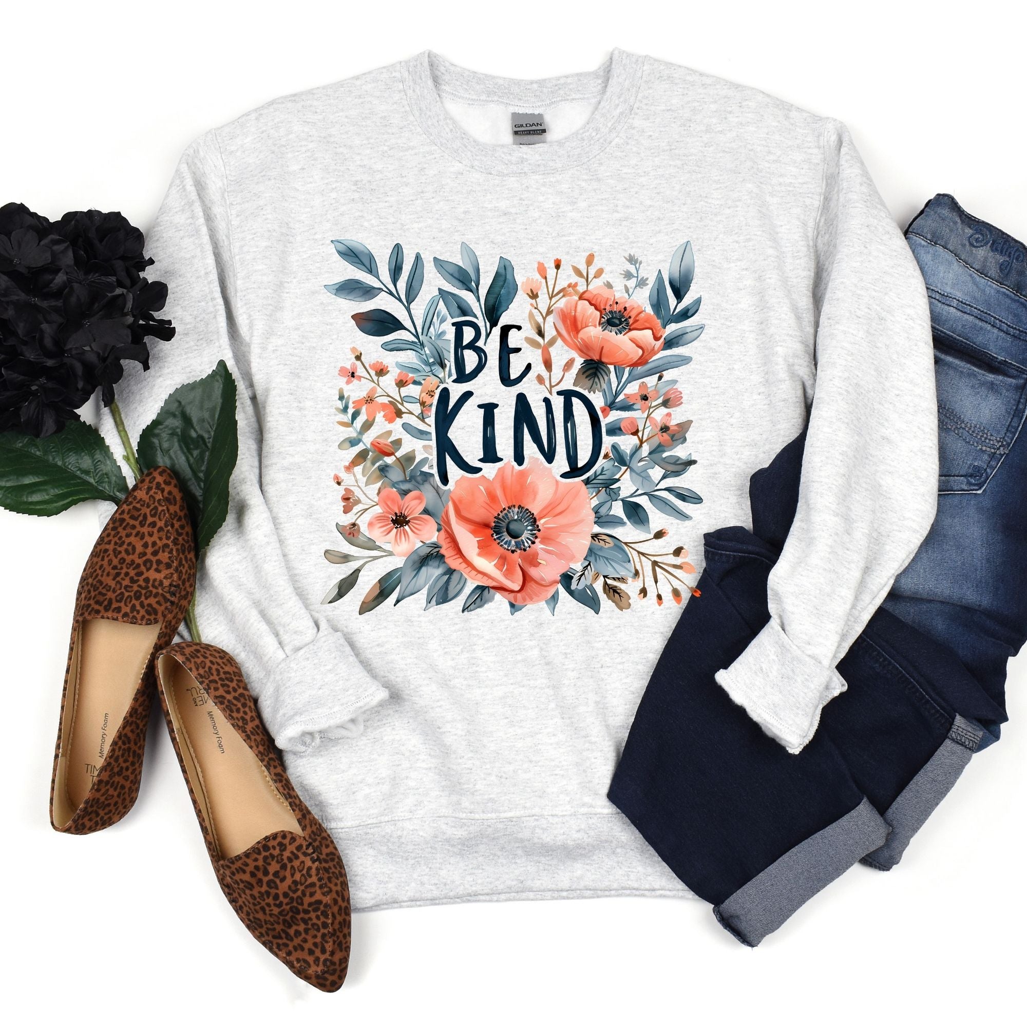 Be Bold Flower Sweatshirt