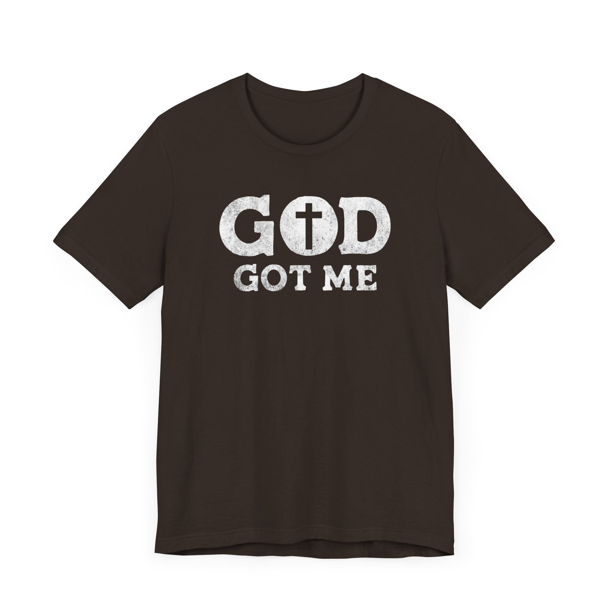 Inspirational Shirt - God Got Me Cross Short Sleeve Tee