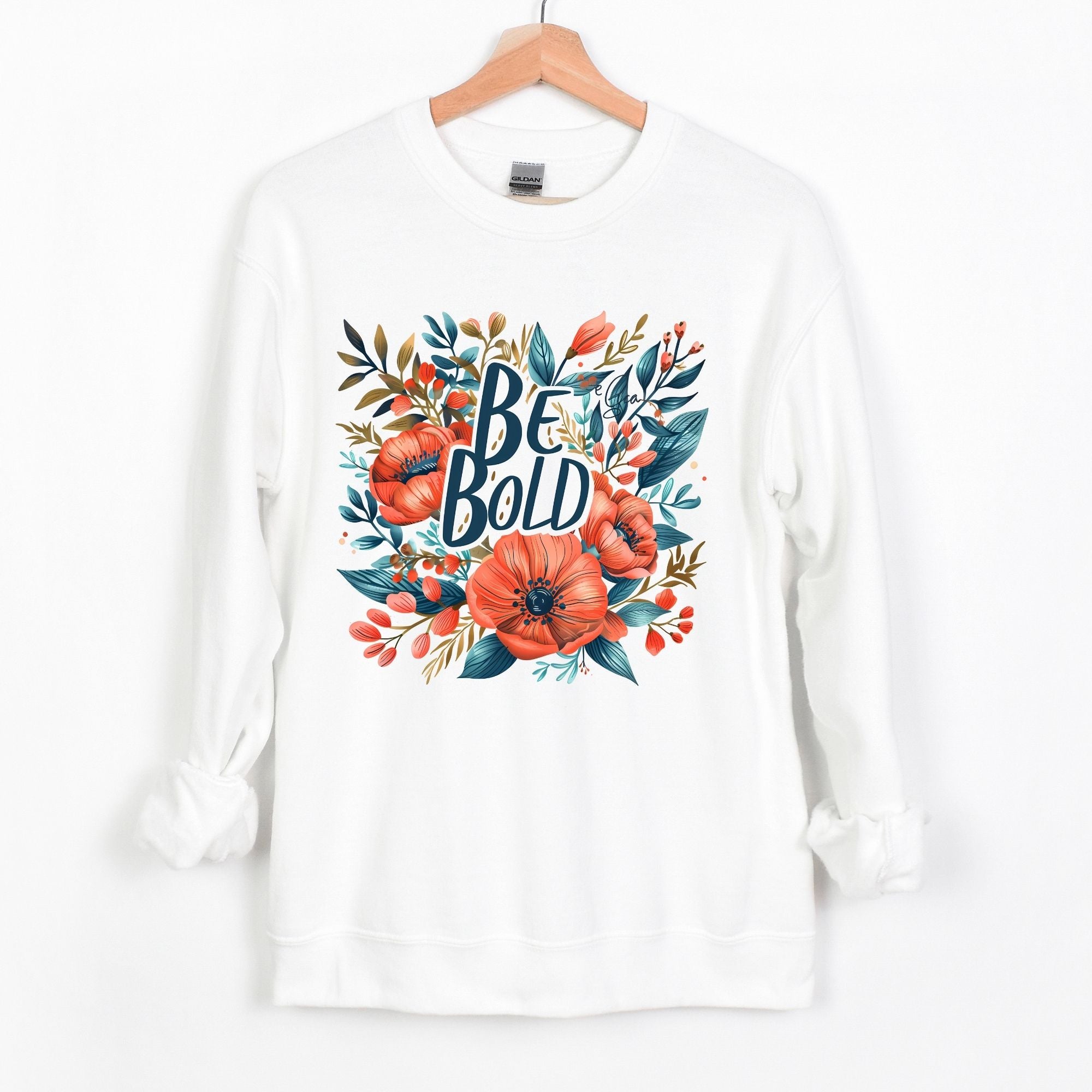 Be Bold Flower Sweatshirt