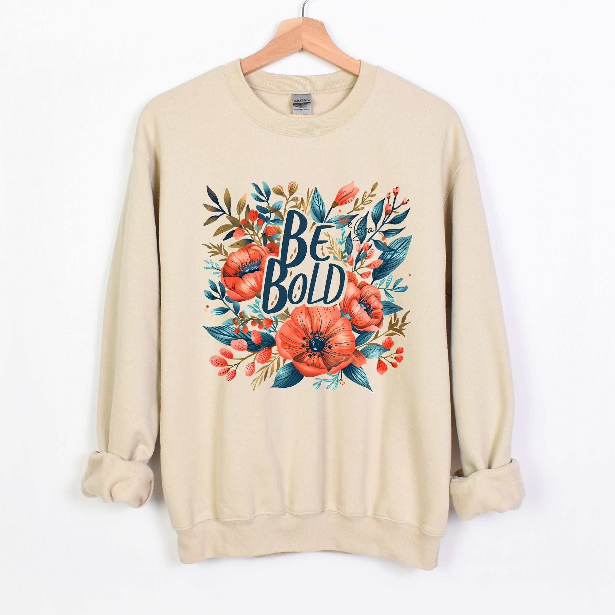 Be Bold Flower Sweatshirt