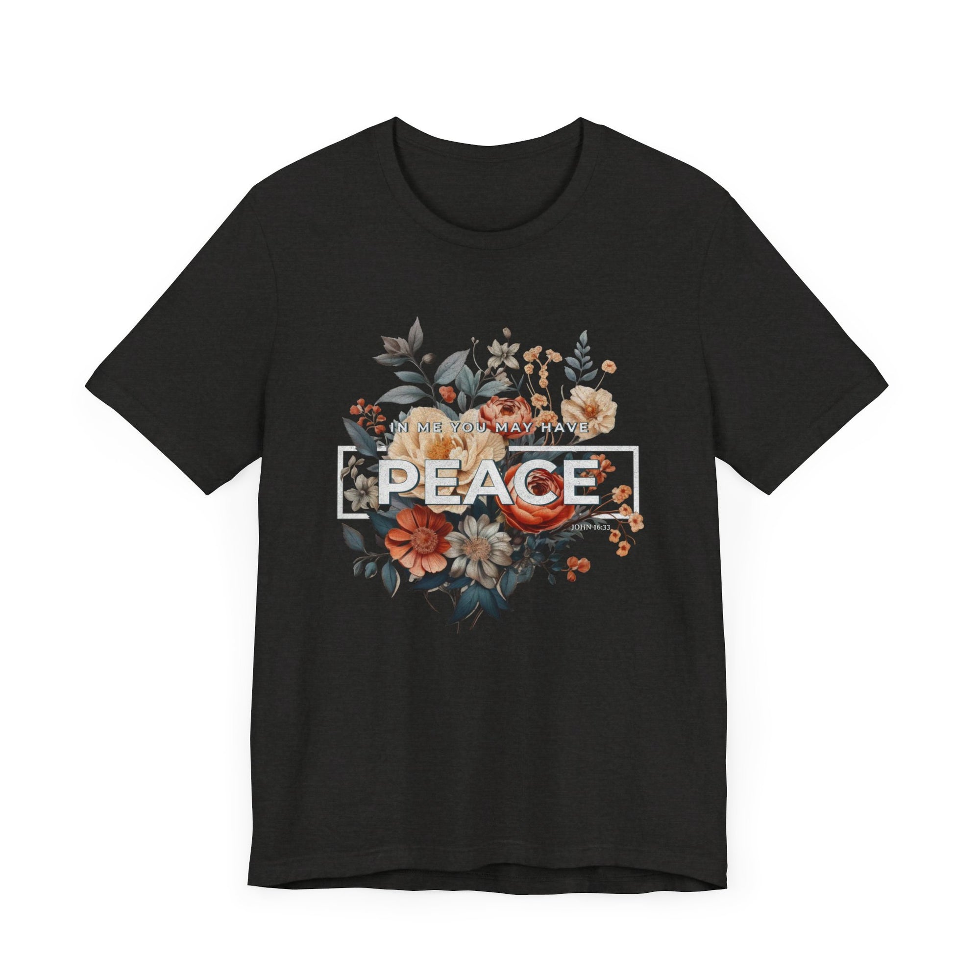 Peace Shirt Unisex Tee - John Bible Verse T-Shirt