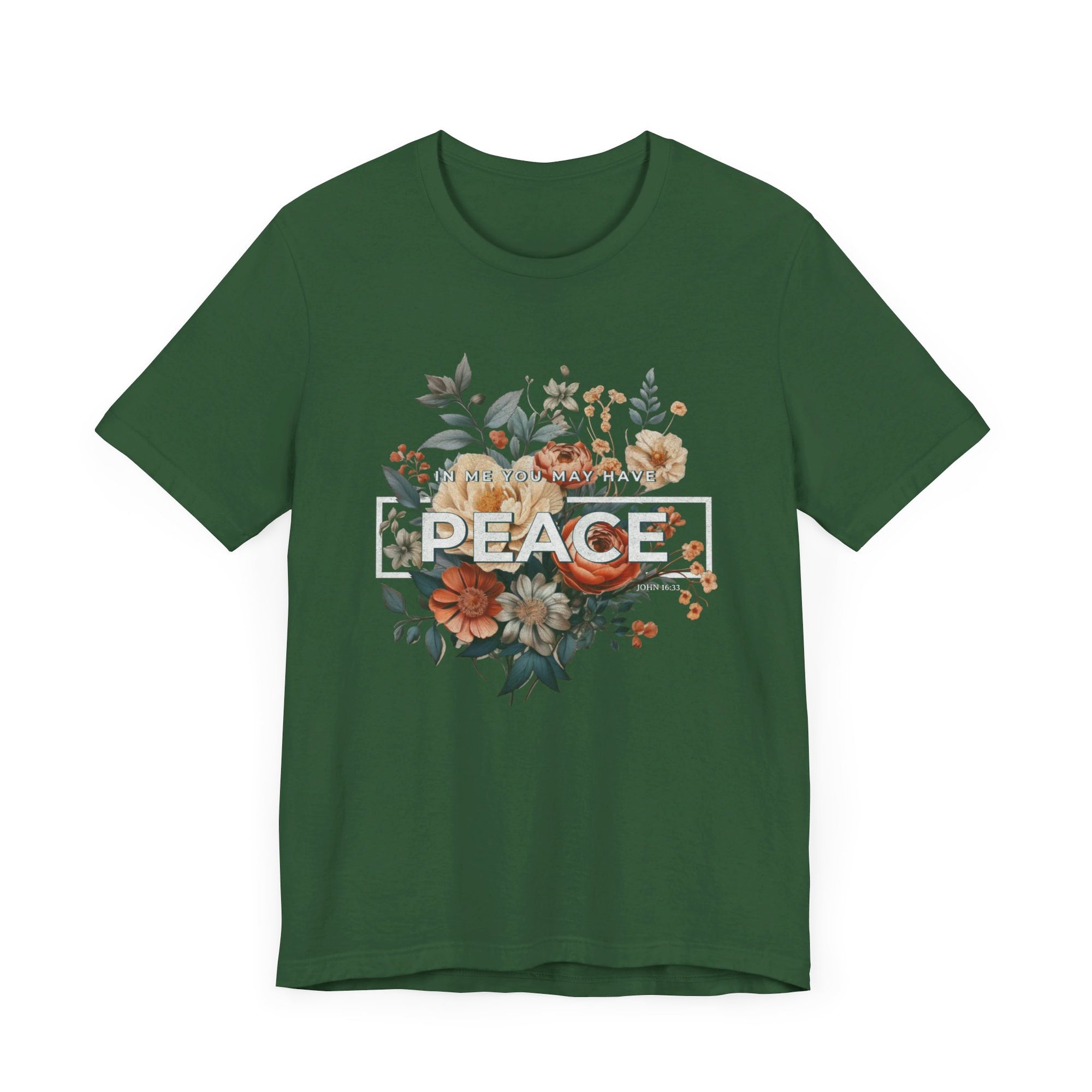 Peace Shirt Unisex Tee - John Bible Verse T-Shirt