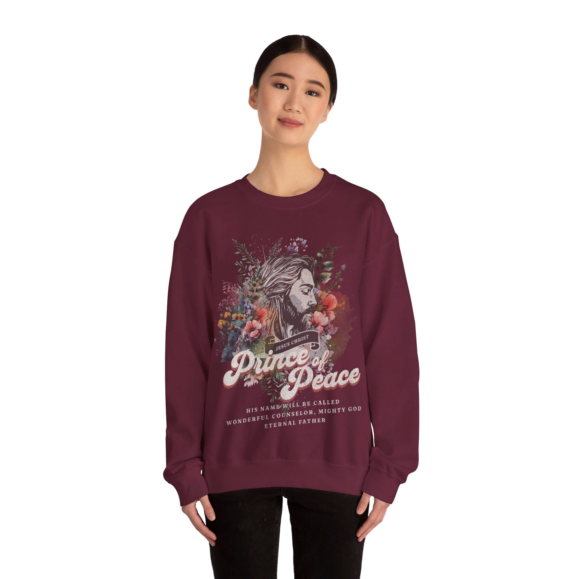 Jesus Christ Prince Of Peace Sweatshirt