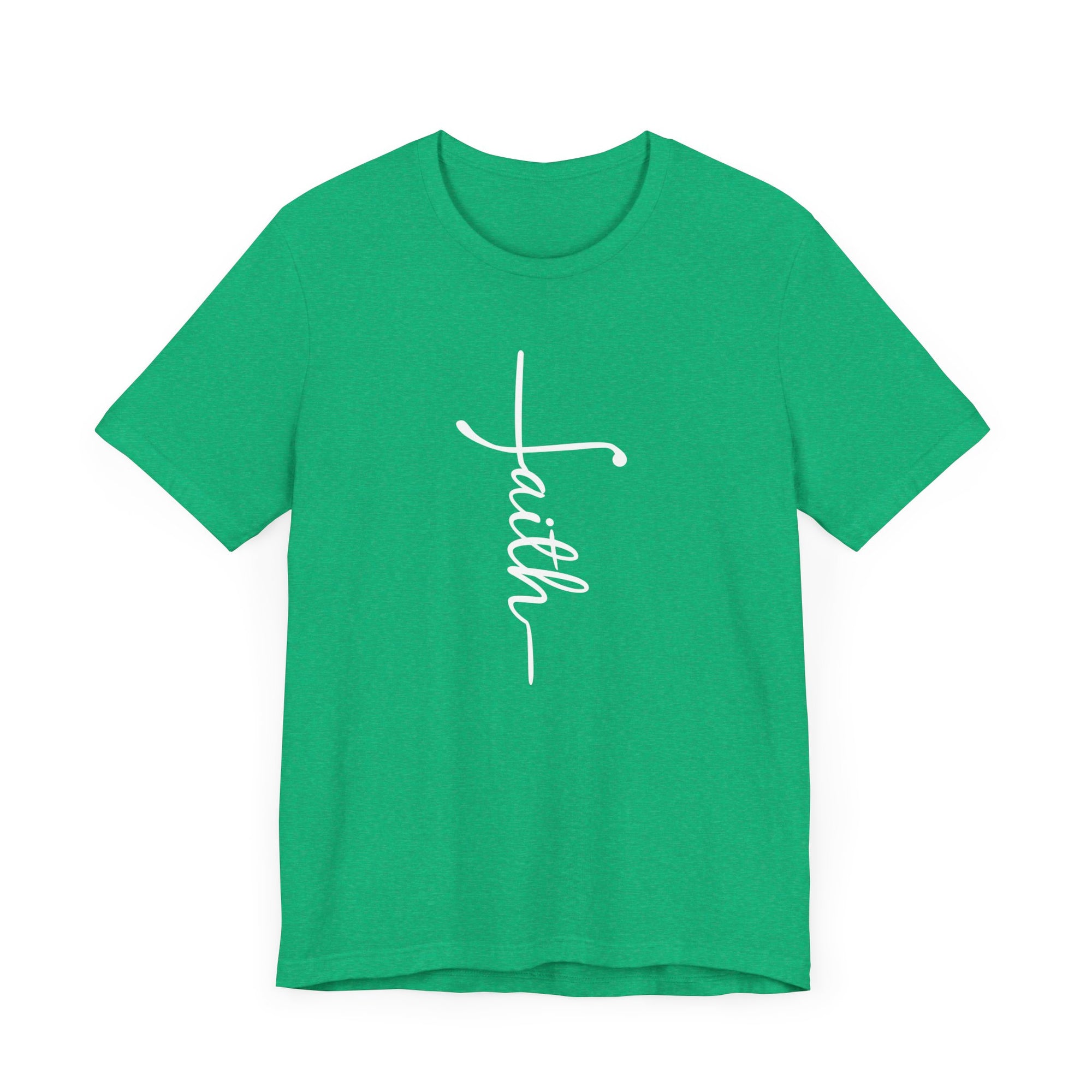 Faith Cross Unisex Tee - Premium Christian Shirt