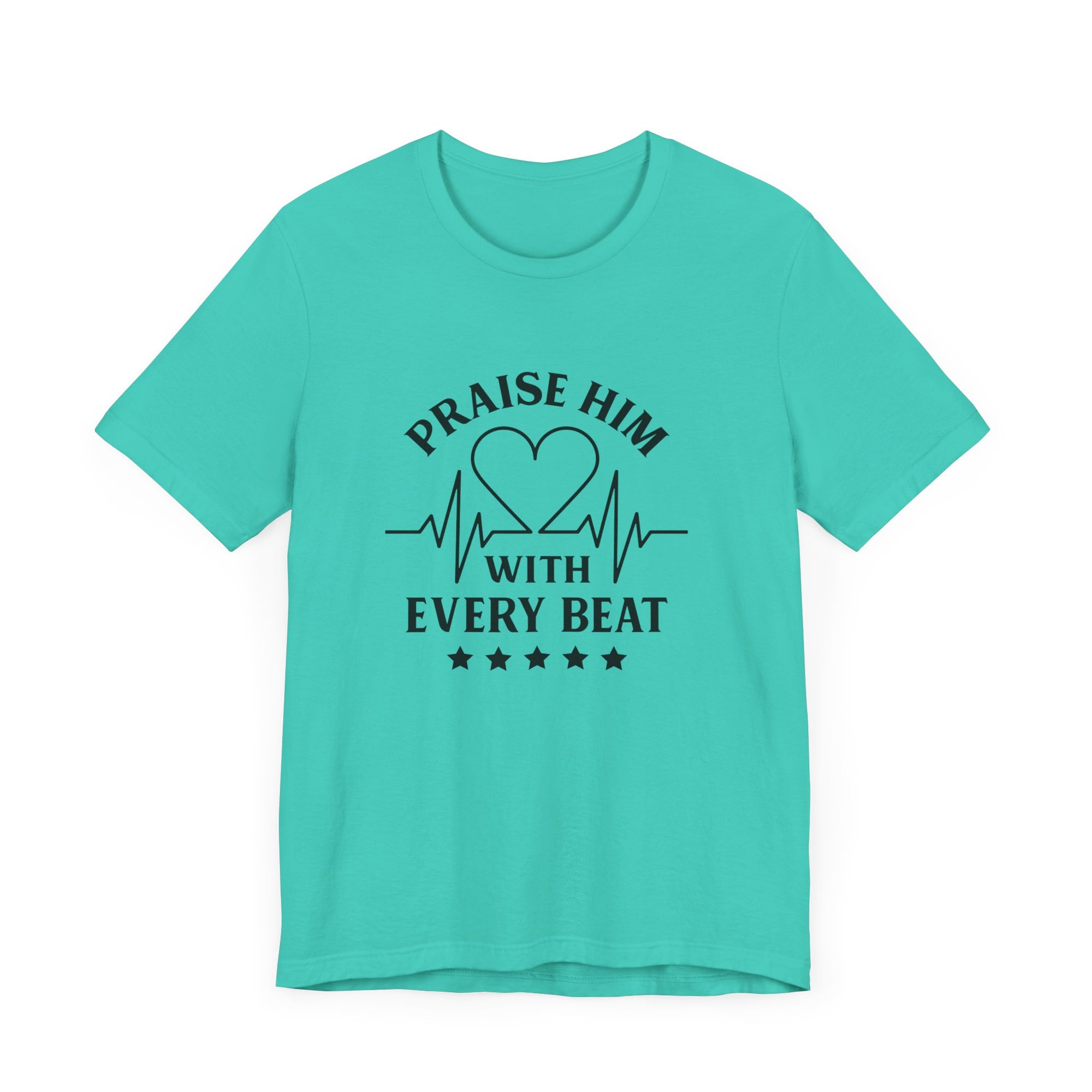 Praise Him With Every Beat Short Sleeve Shirt