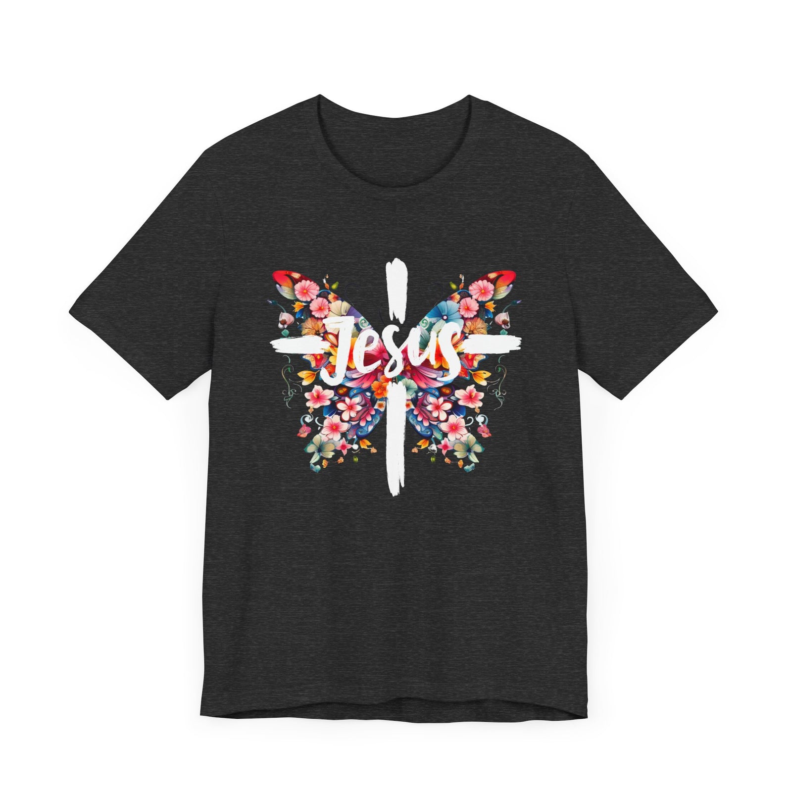 Jesus Cross Butterfly Shirt