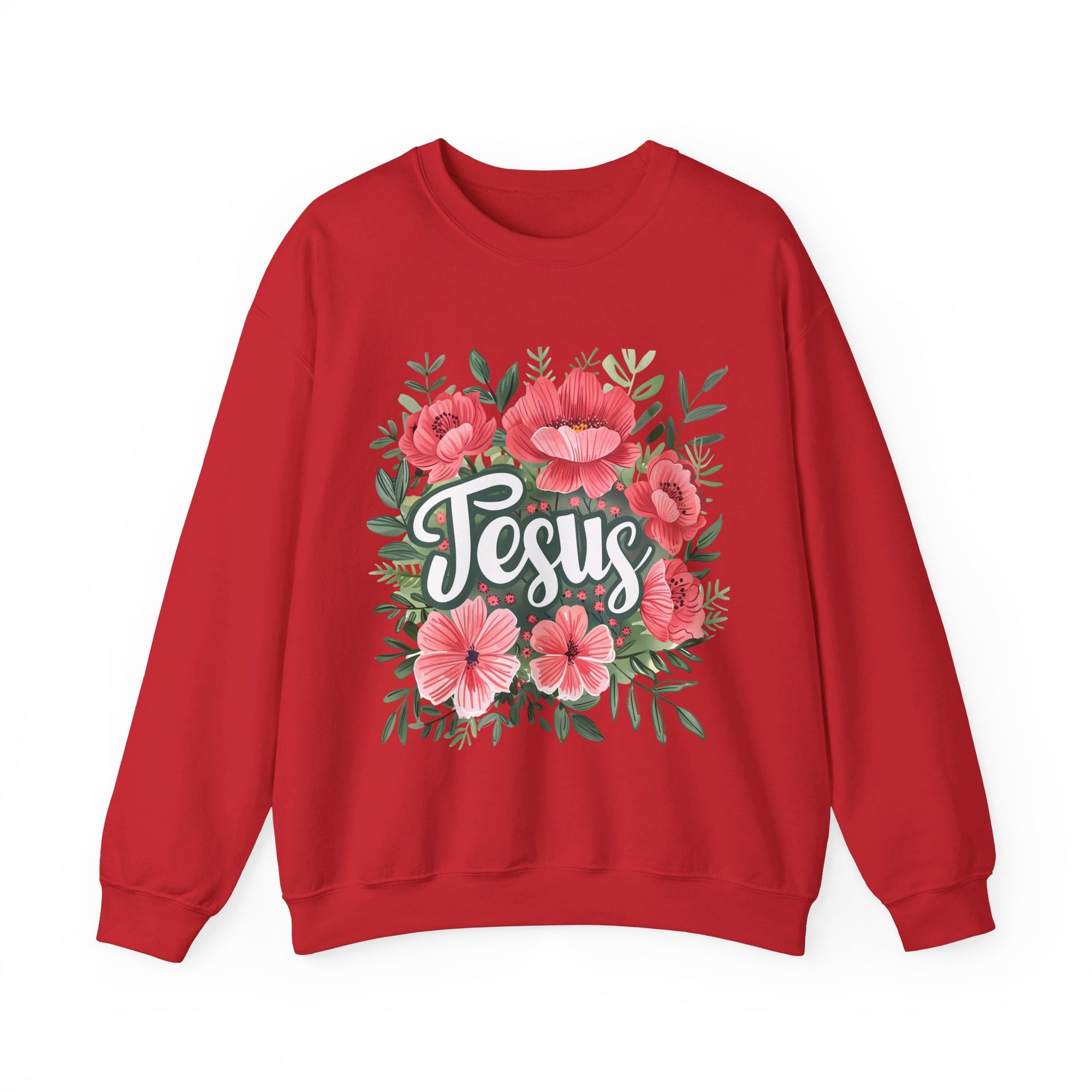 Jesus Flower Sweatshirt