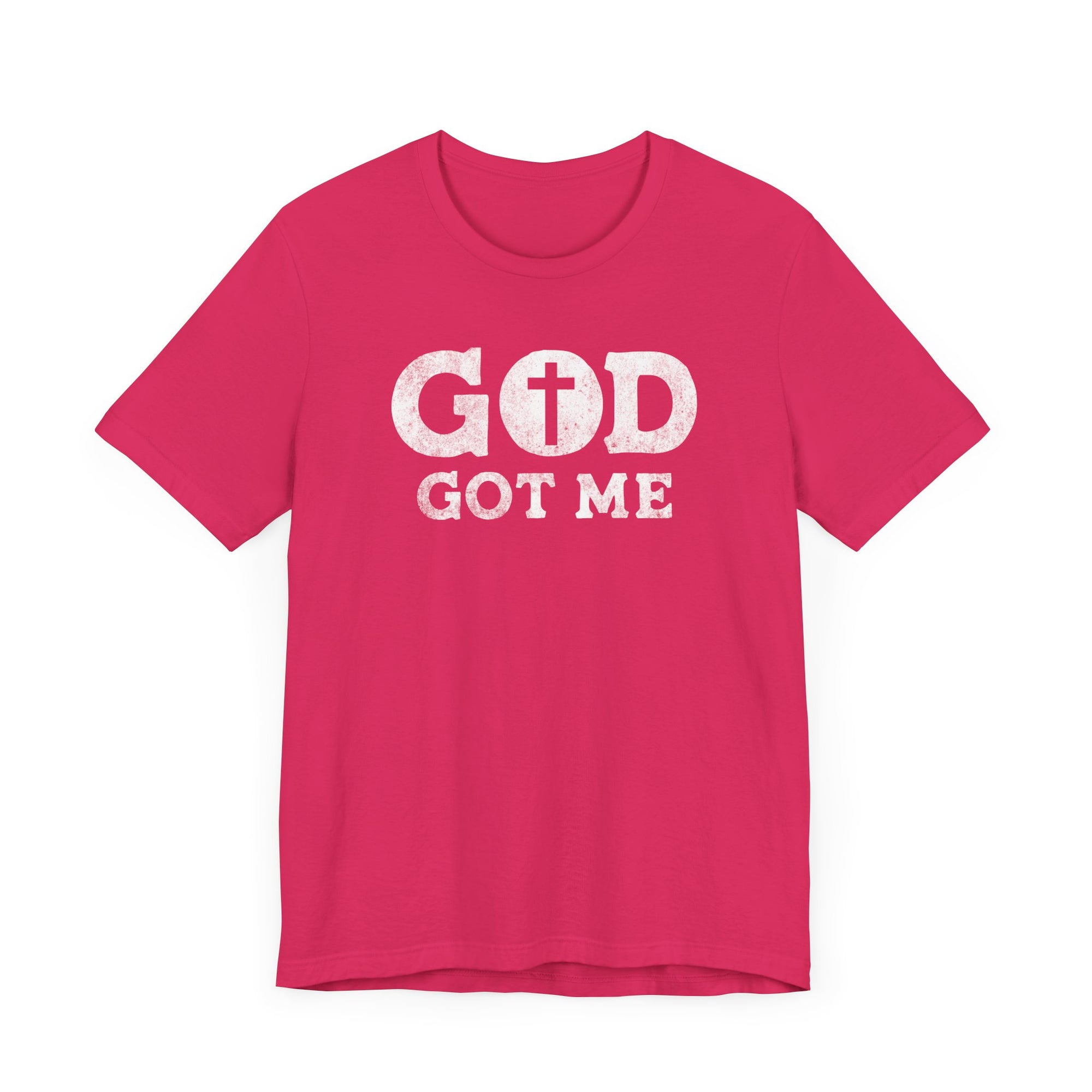 Inspirational Shirt - God Got Me Cross Short Sleeve Tee