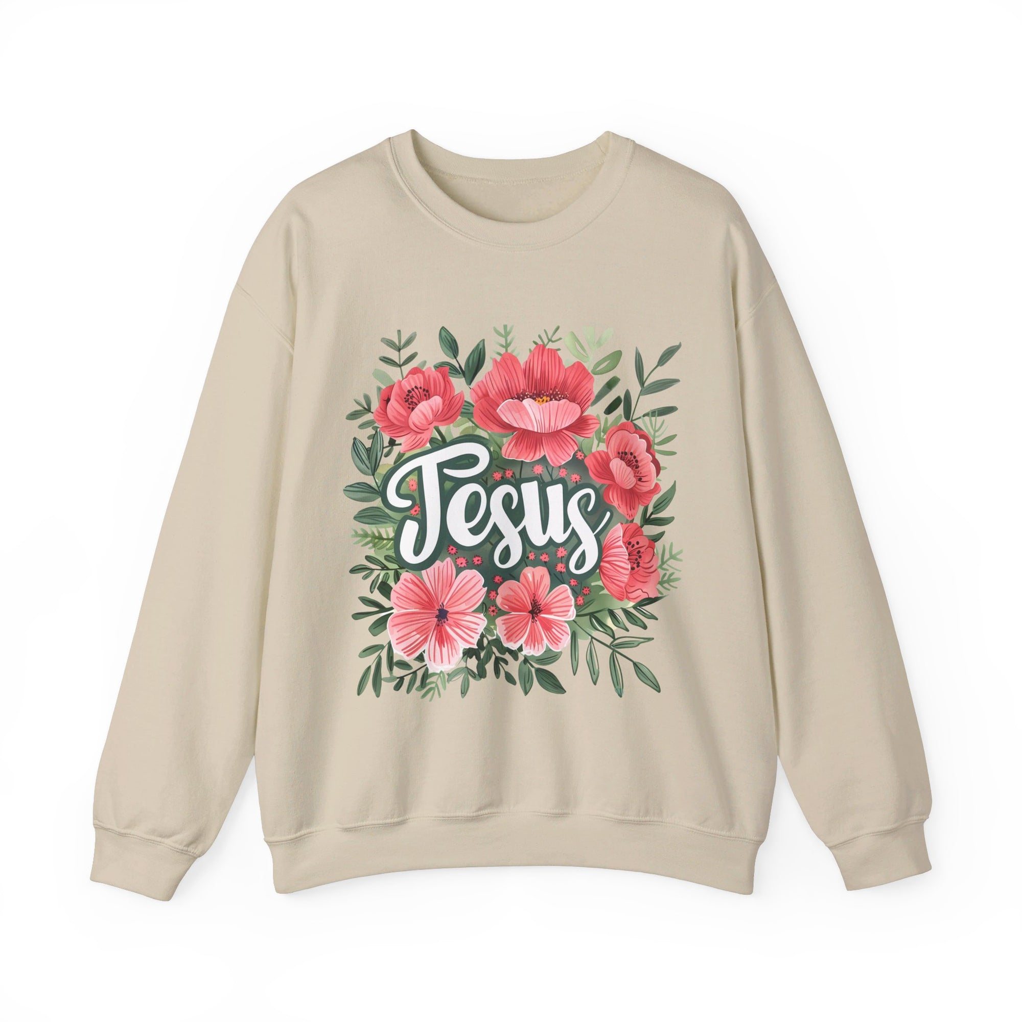 Jesus Flower Sweatshirt