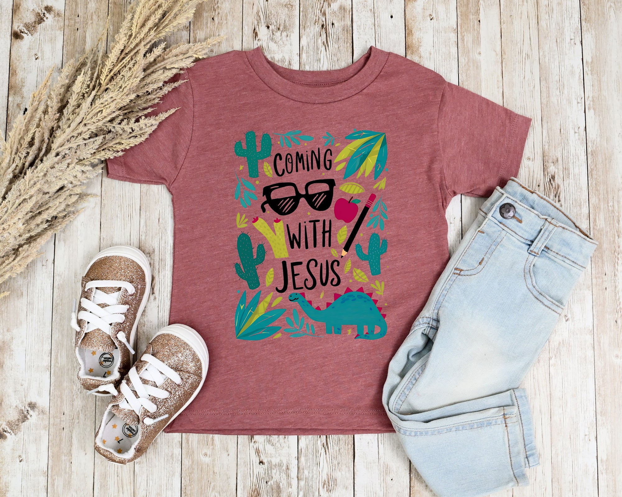 Coming With Jesus Kids T-shirt