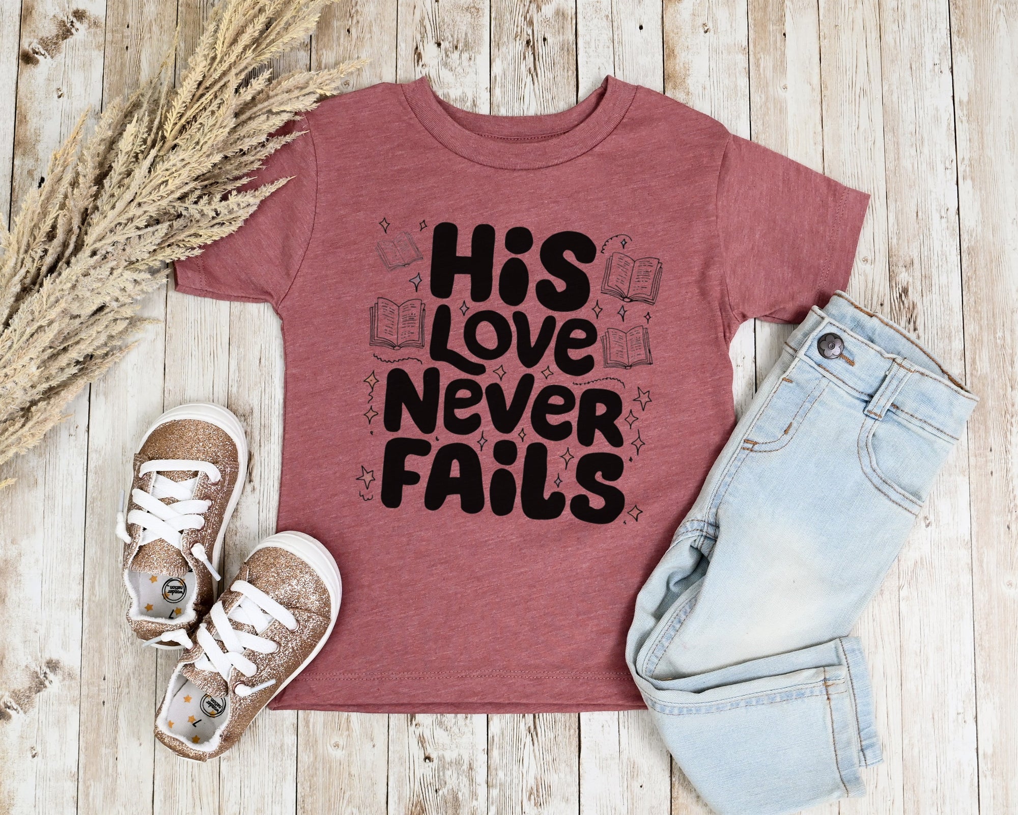 Kids Tee His Love Never Fails