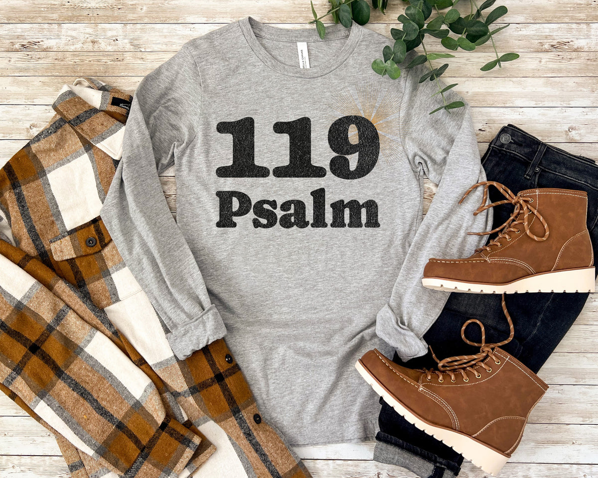 Psalm 119 Long Sleeve T-shirt