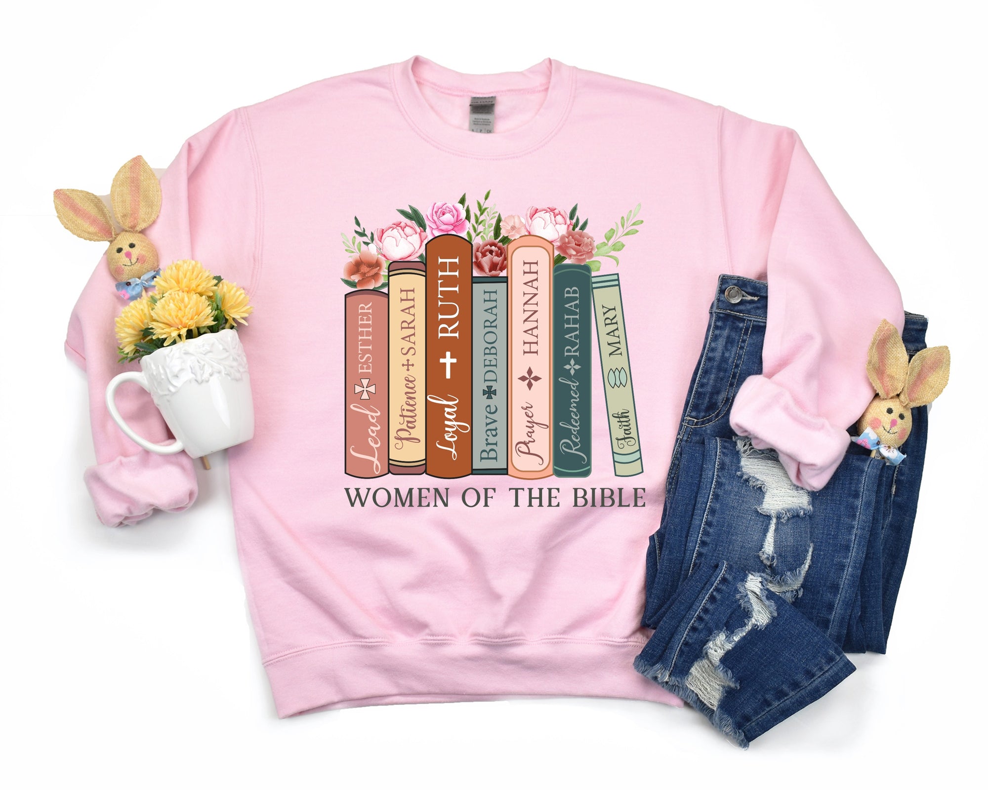 Women of the Bible Sweatshirt - Christian Inspirational Crewneck