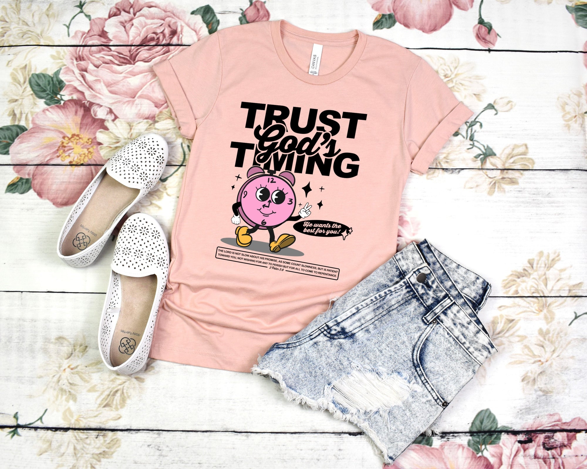 Trust God's Timing Bible Verse Shirt