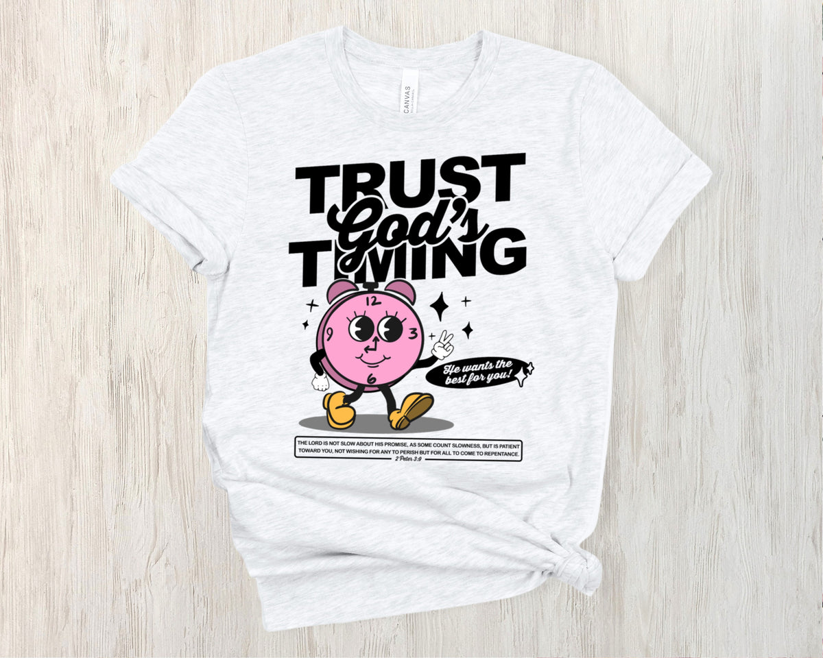 Trust God&#39;s Timing Bible Verse Shirt