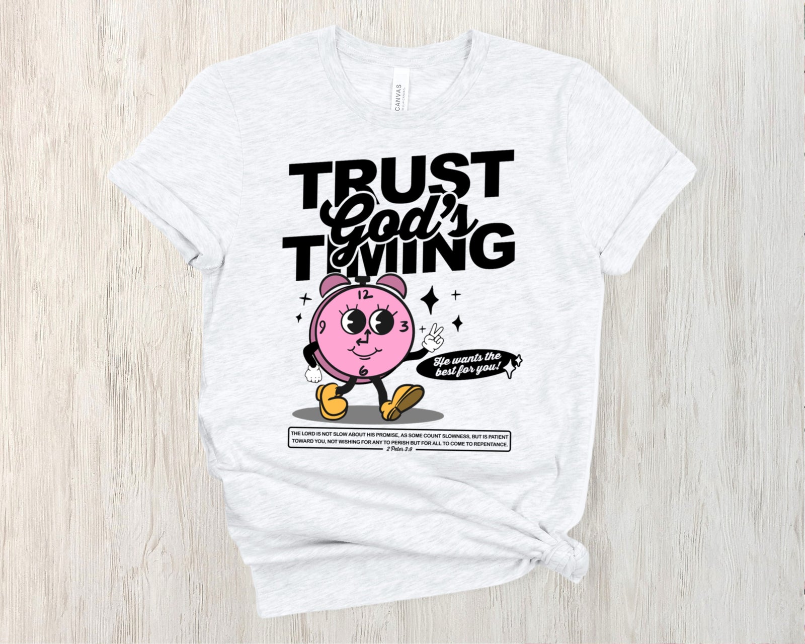 Trust God's Timing Bible Verse Shirt