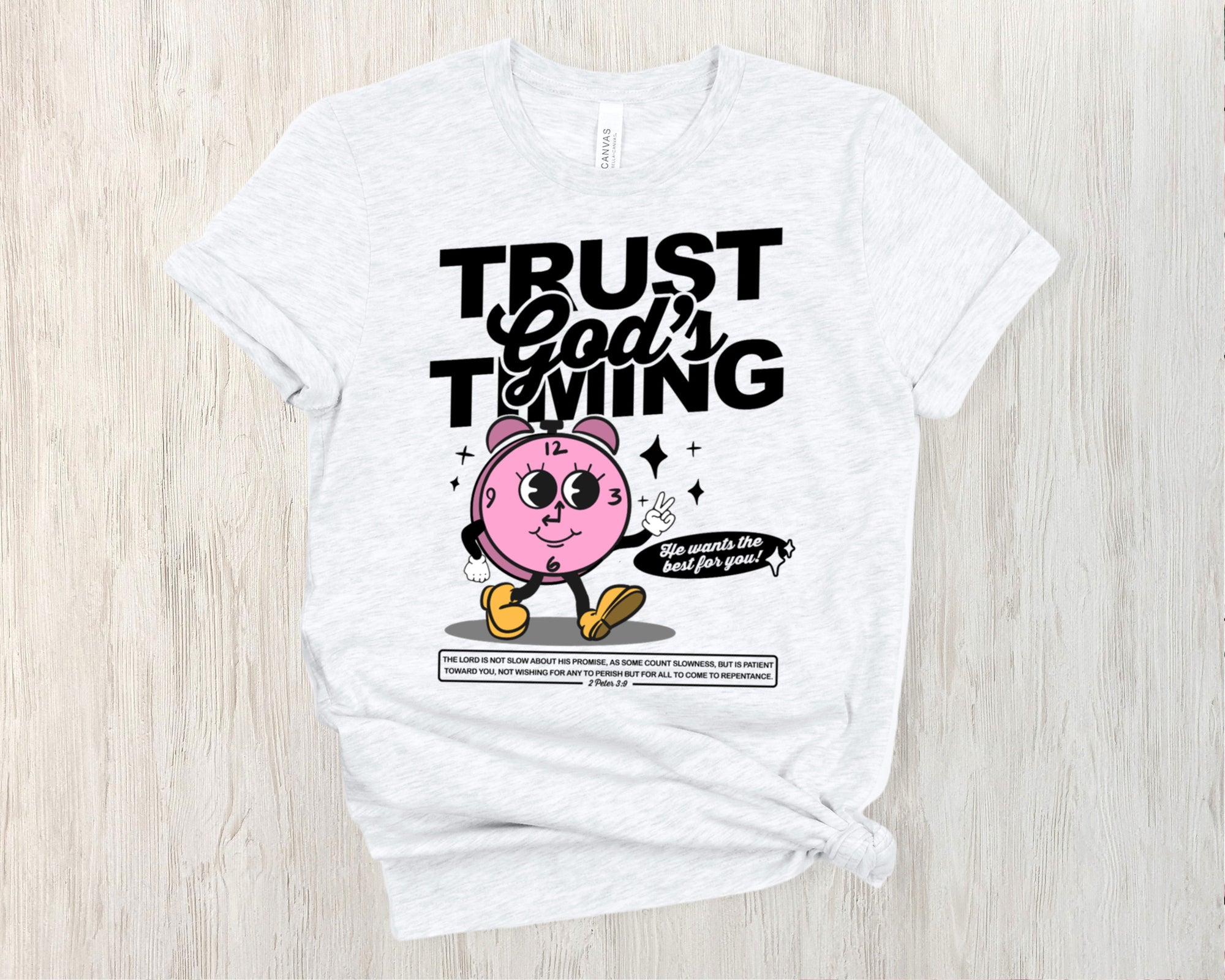 Trust God's Timing Bible Verse Shirt