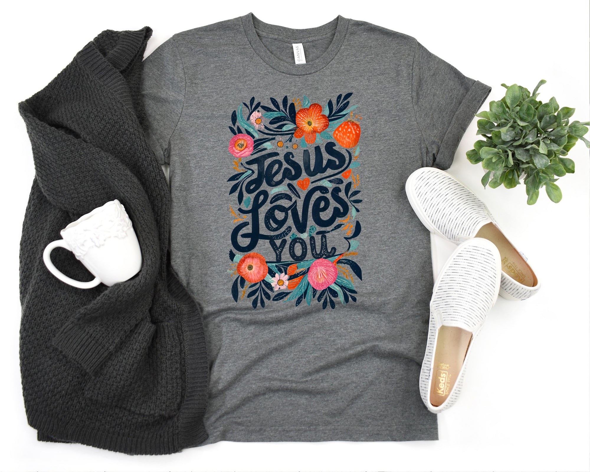 Jesus Loves You Short Sleeve Shirt