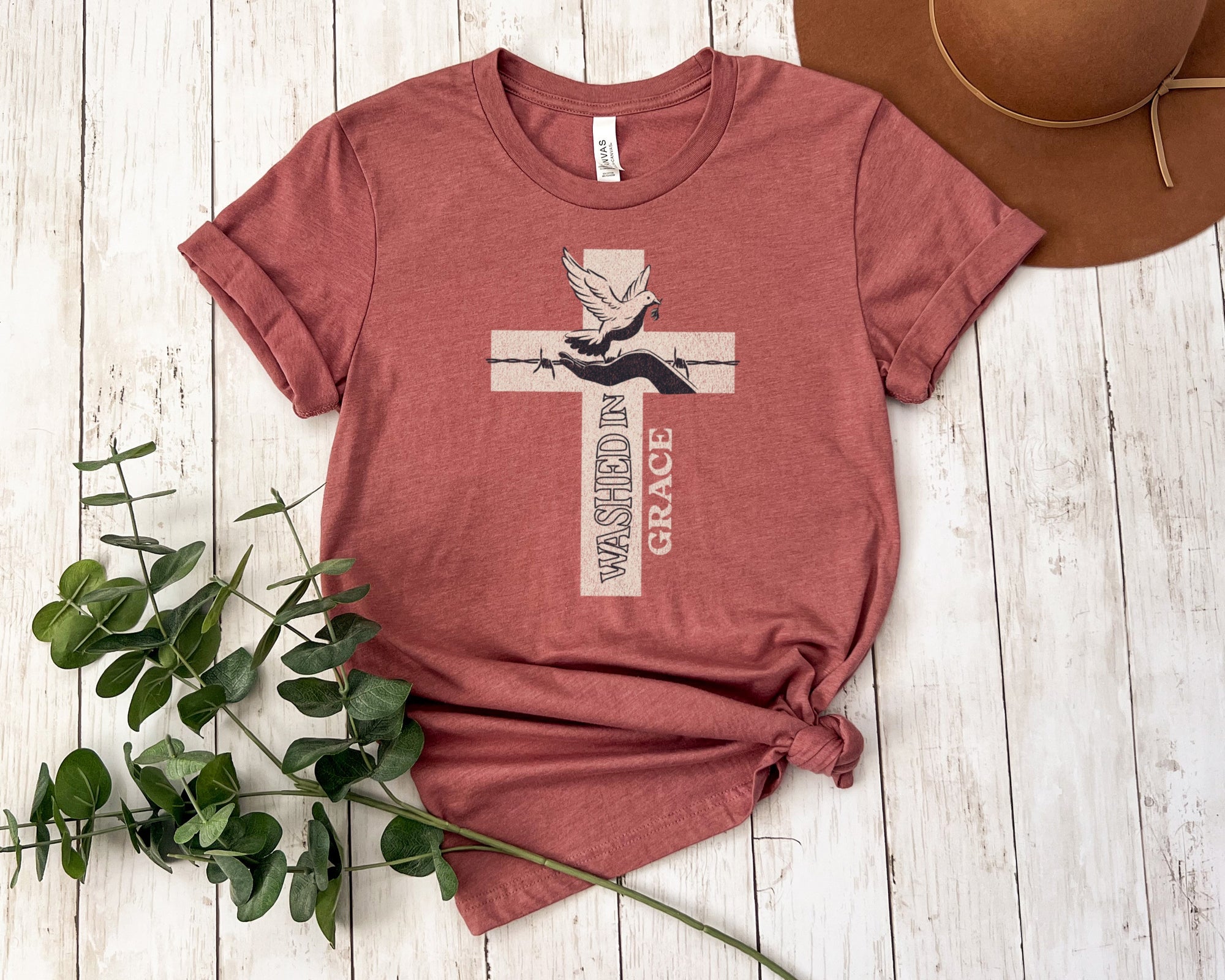 Washed In Grace Cross T-shirt