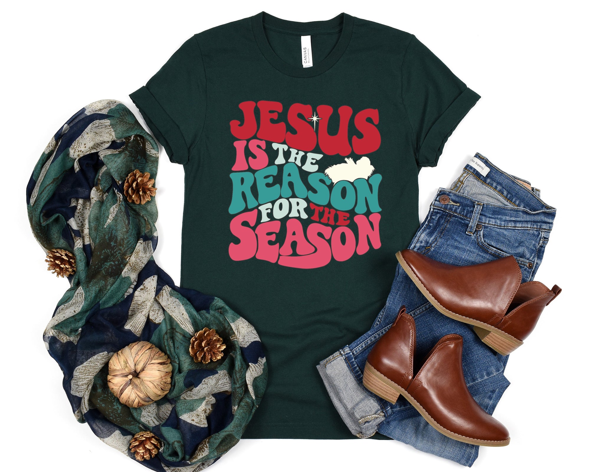 Jesus Is the Reason For The Season Short Sleeve Shirt