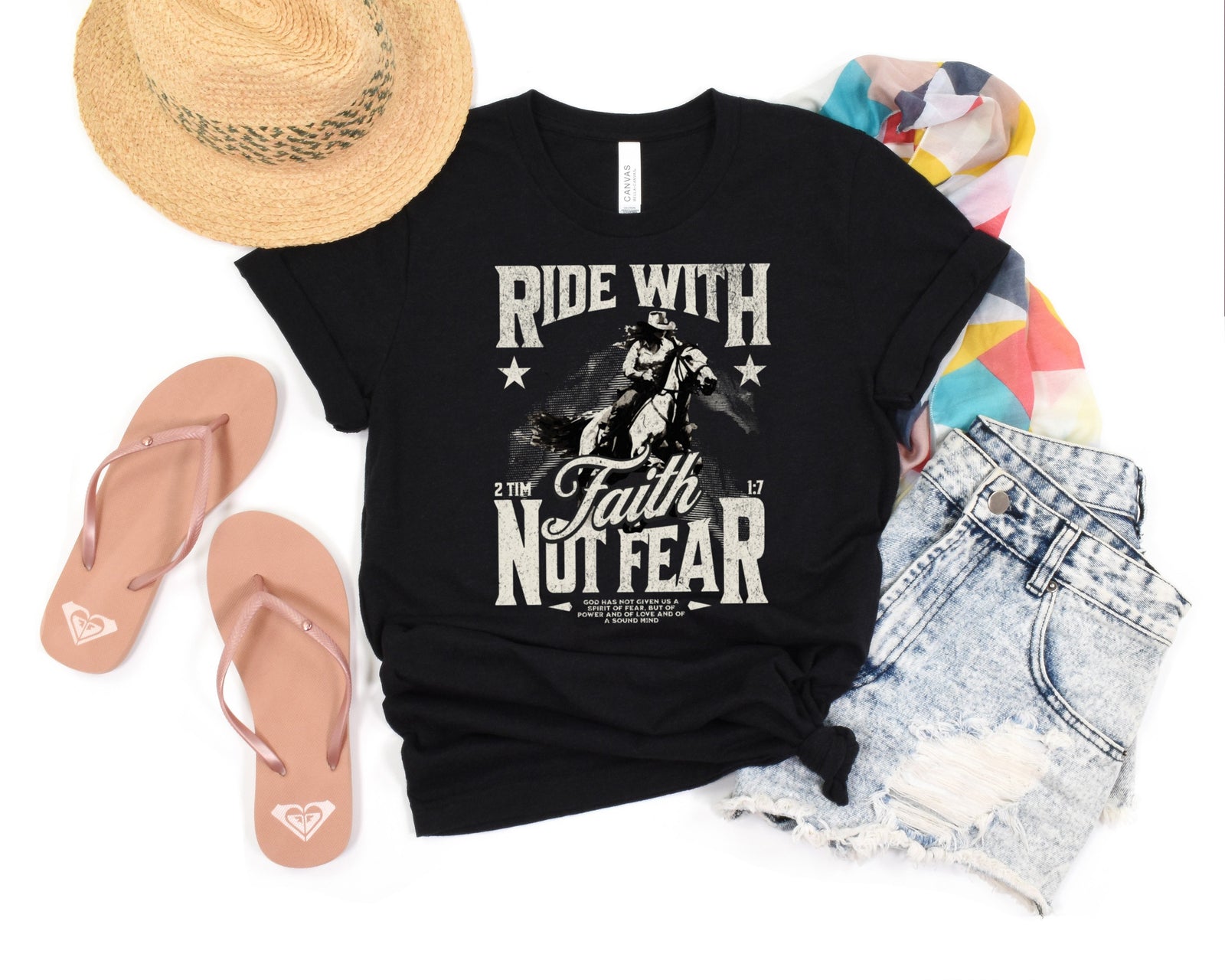 Ride With Faith Short Sleeve Women Shirt