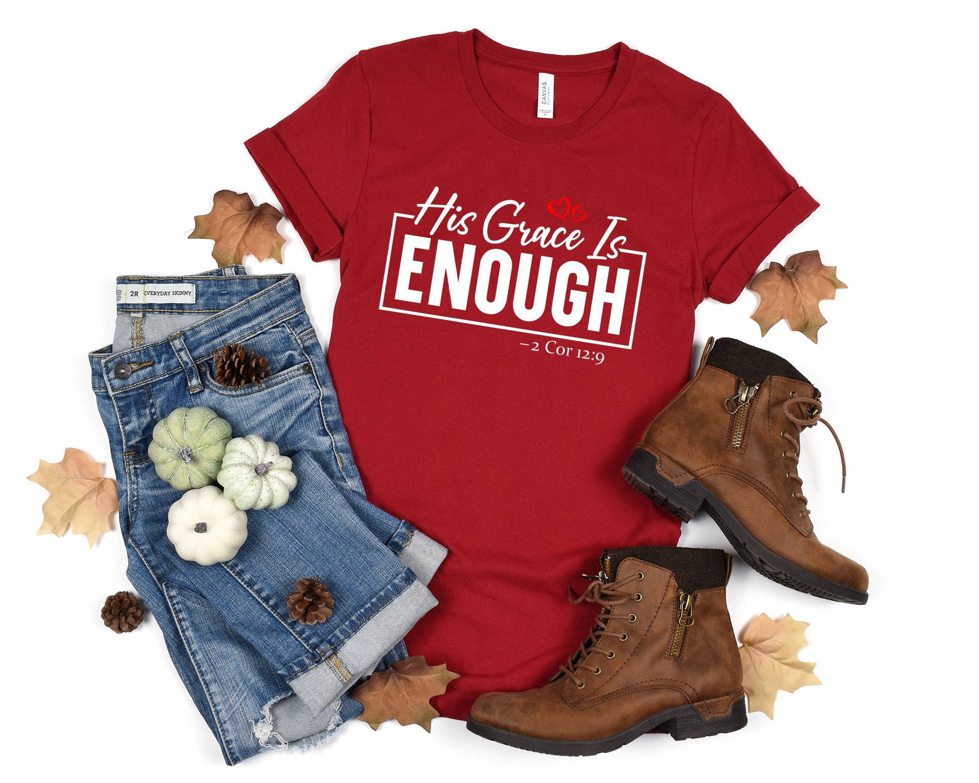 His Grace is Enough Bible Verse Shirt