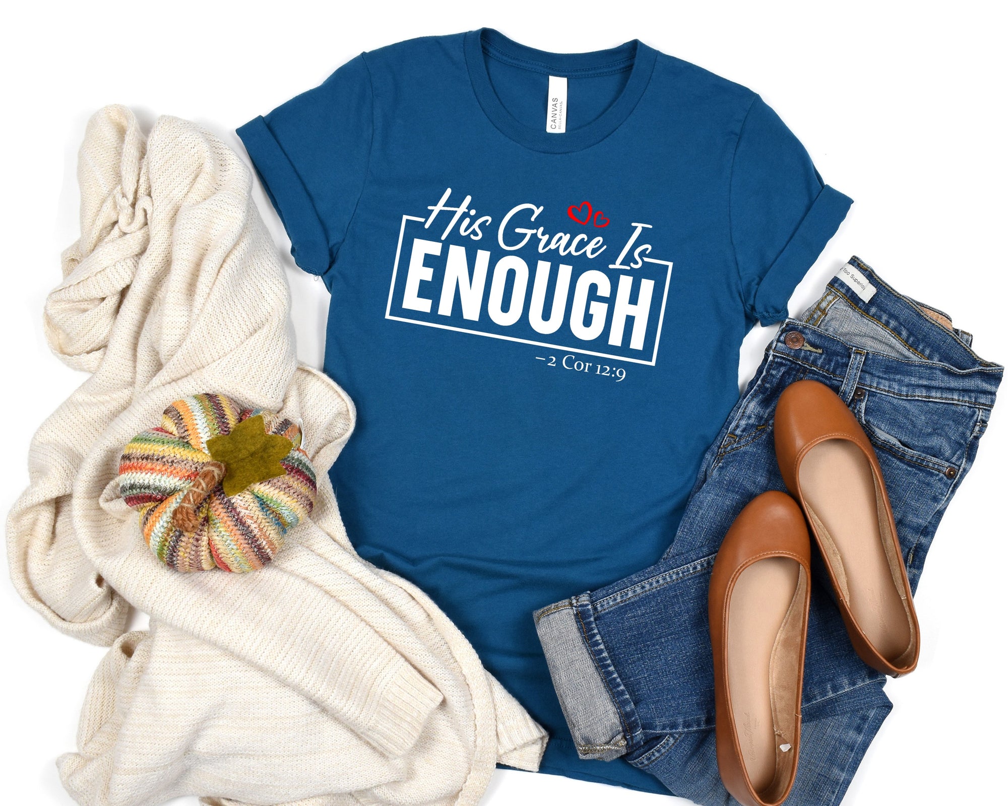 His Grace is Enough Bible Verse Shirt