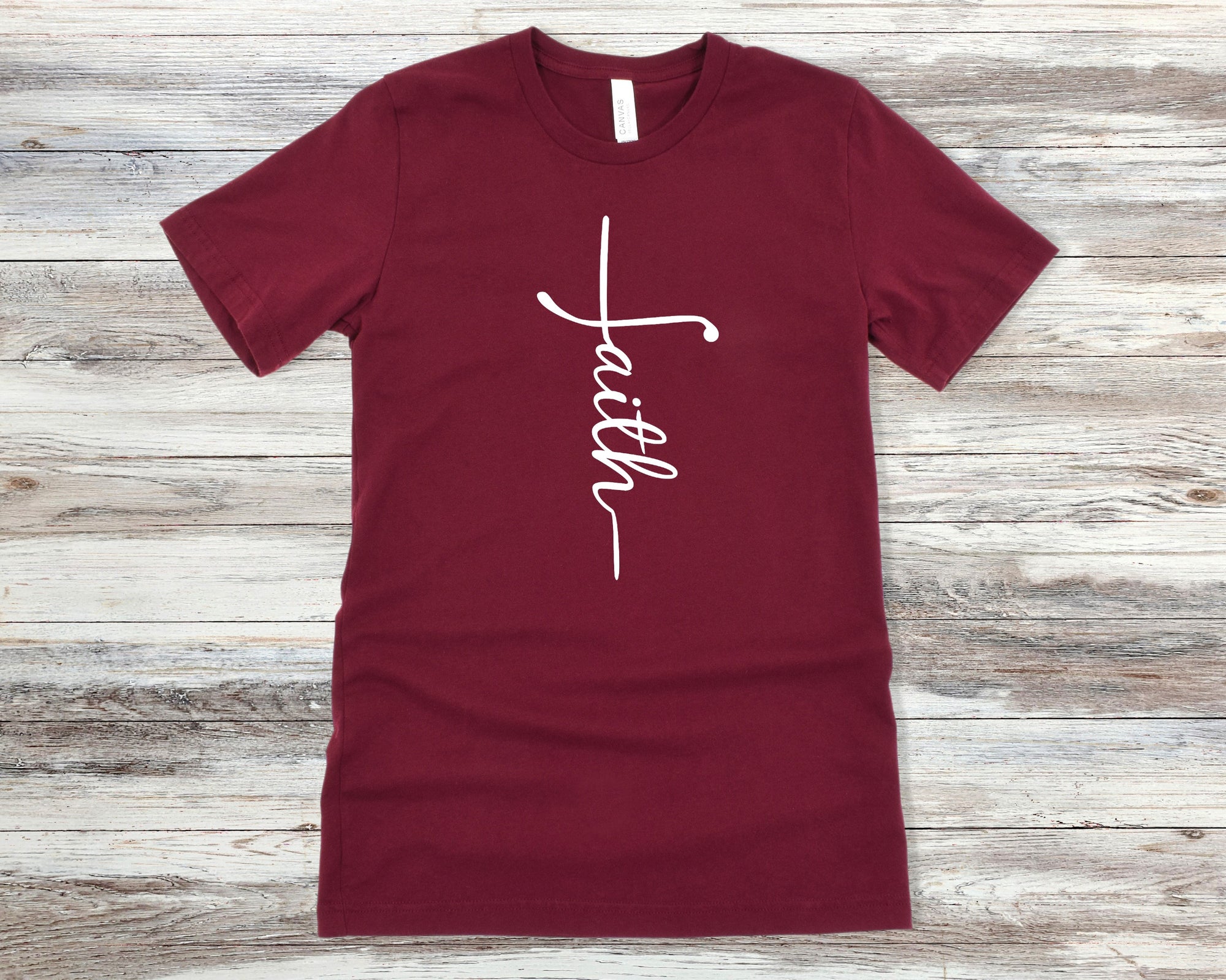 Faith Cross Unisex Tee - Premium Christian Shirt