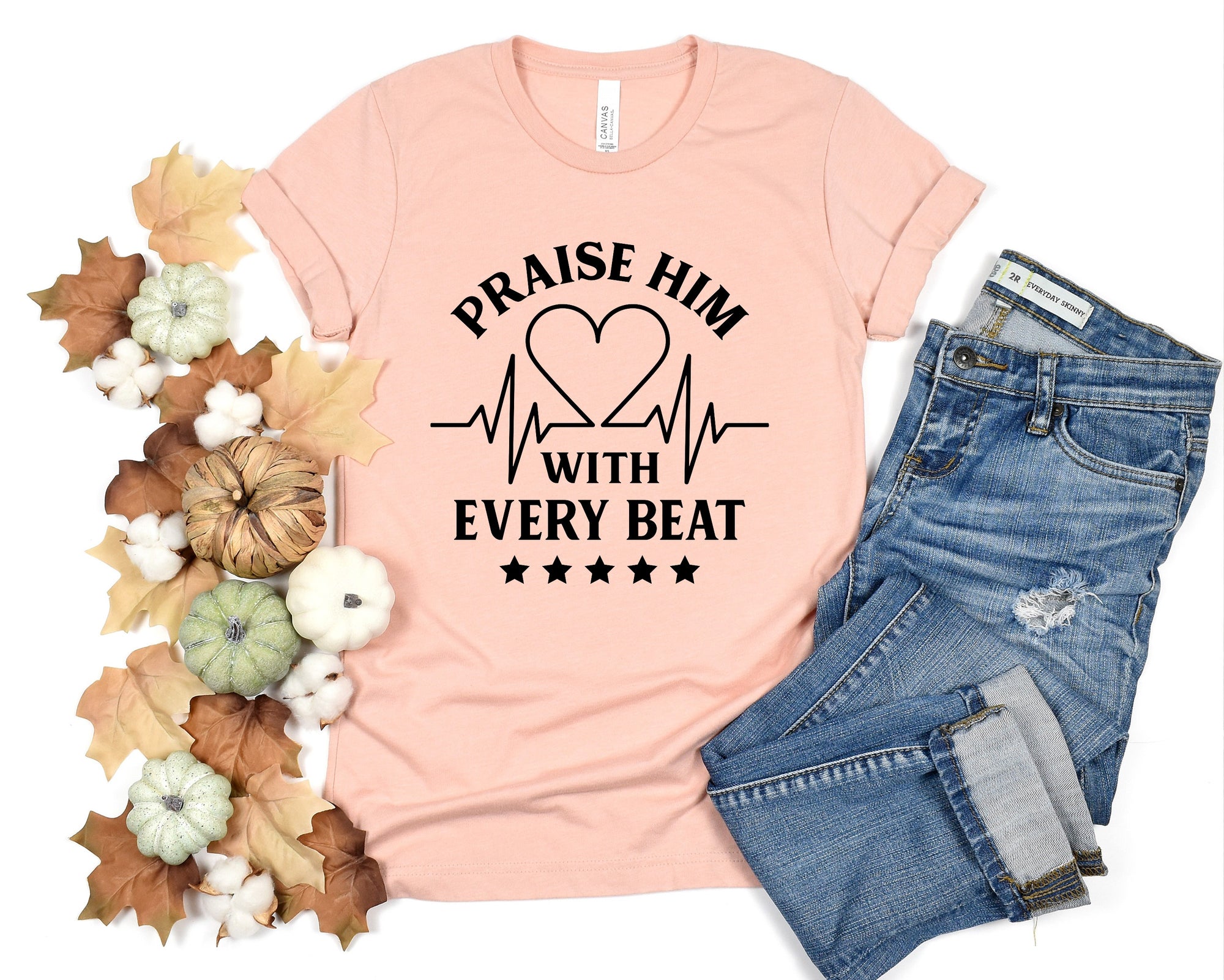 Praise Him With Every Beat Short Sleeve Shirt