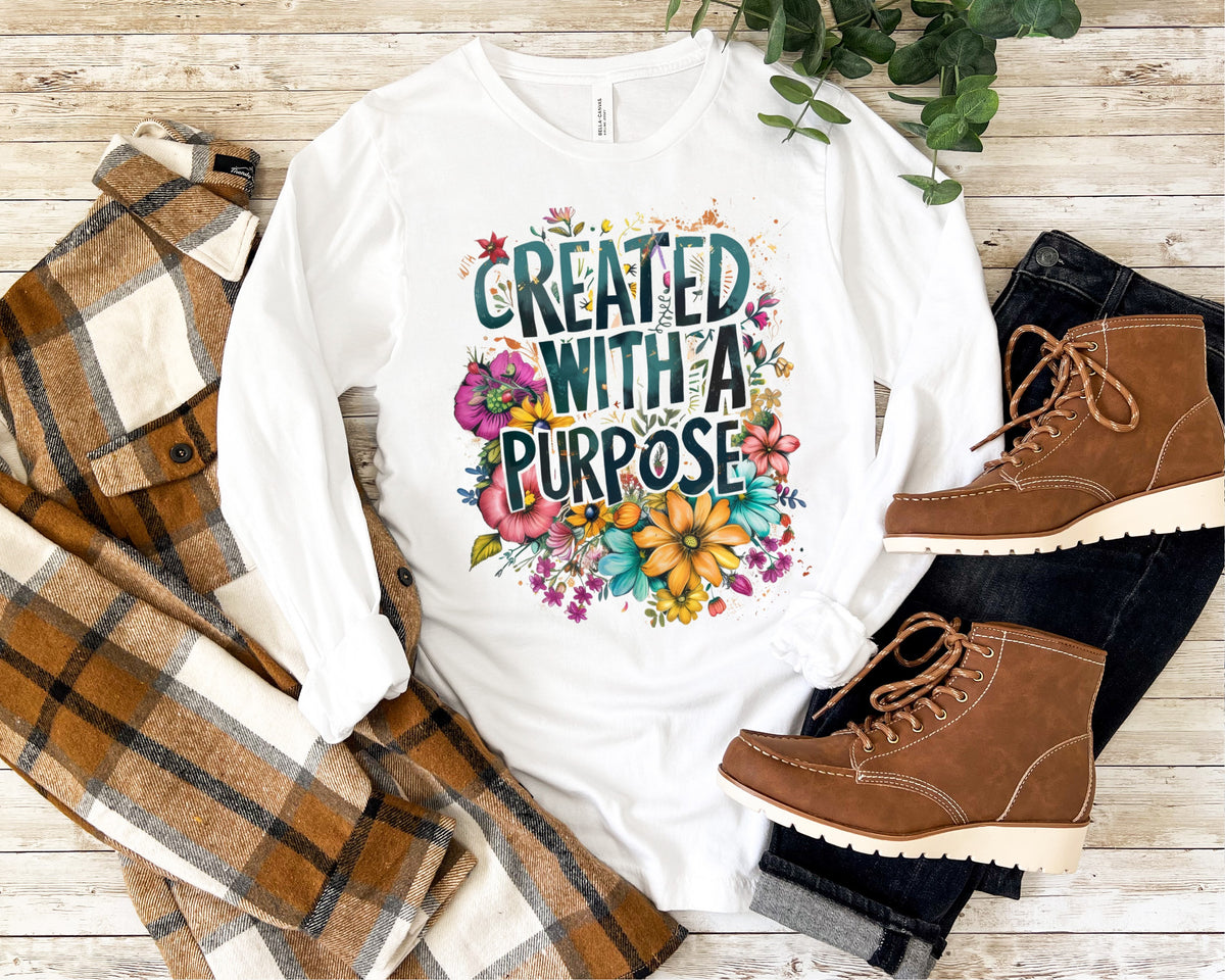 Created With A Purpose Long Sleeve Shirt