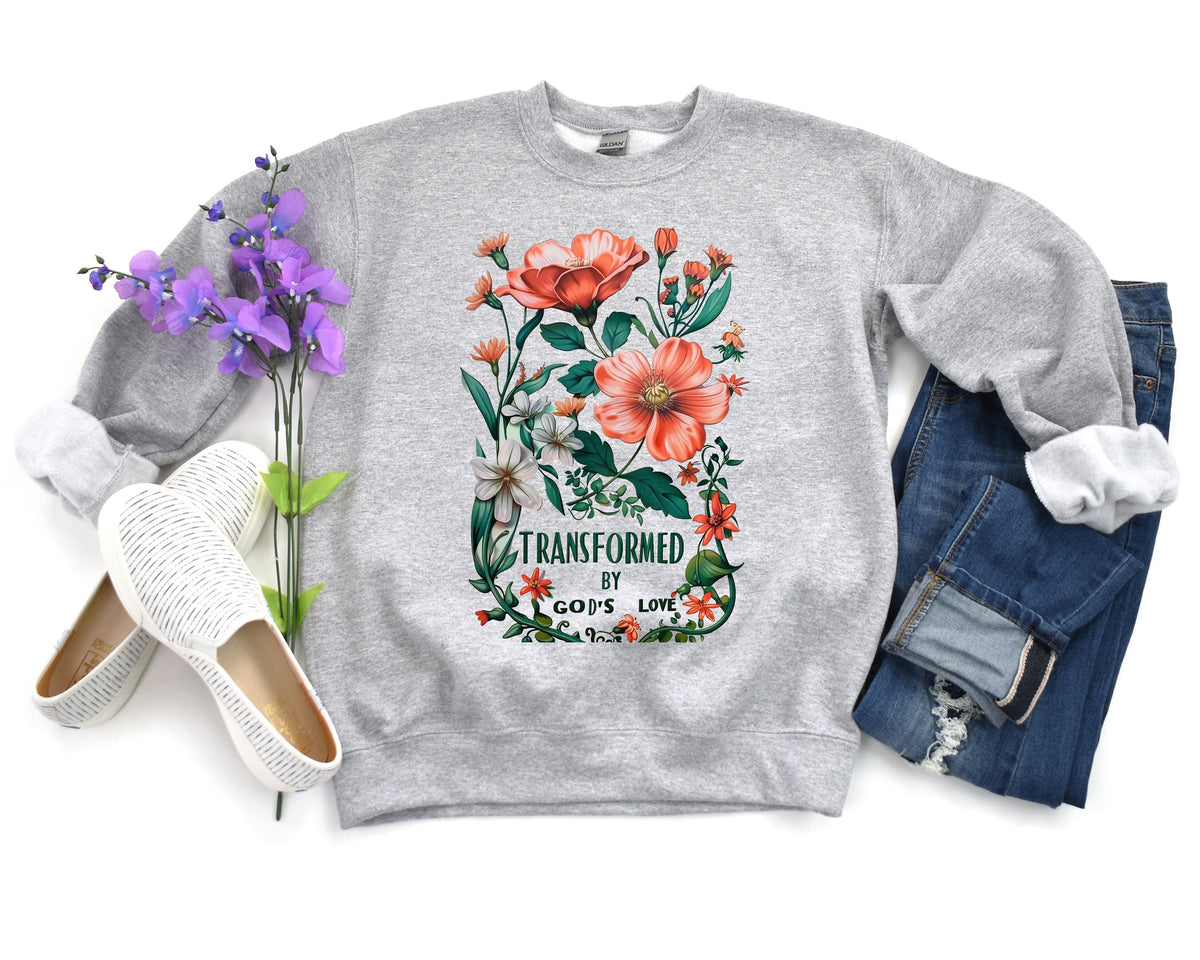 Transformed By God&#39;s Love Premium Sweatshirt